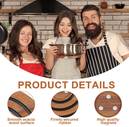 Magnetic Wooden Trivet