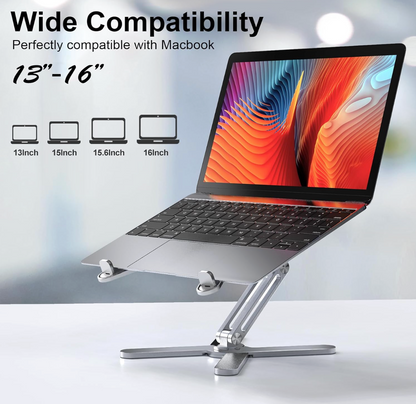 Ergonomic 360° Rotating Aluminum Laptop Riser