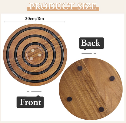 Magnetic Wooden Trivet