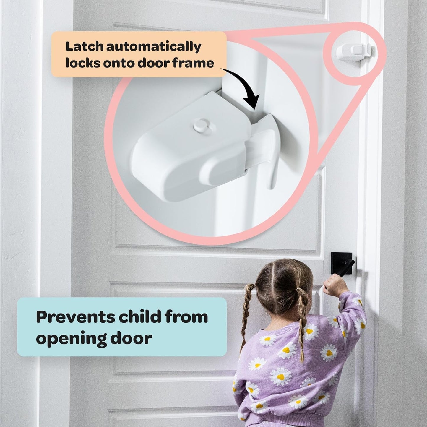 Snap-On Cabinet Door Lock