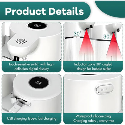 2 in 1 Wall Mounted Automatic Soap & Foam Dispenser