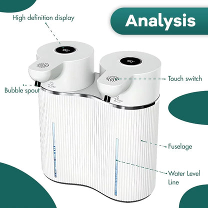 2 in 1 Wall Mounted Automatic Soap & Foam Dispenser