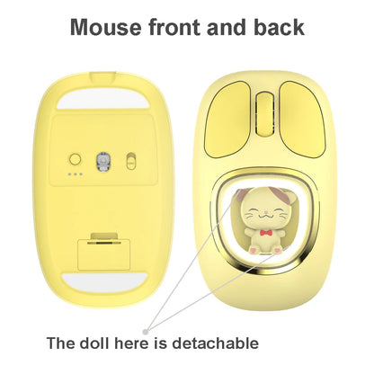 Cute Cartoon LED Wireless Mouse