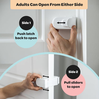 Snap-On Cabinet Door Lock