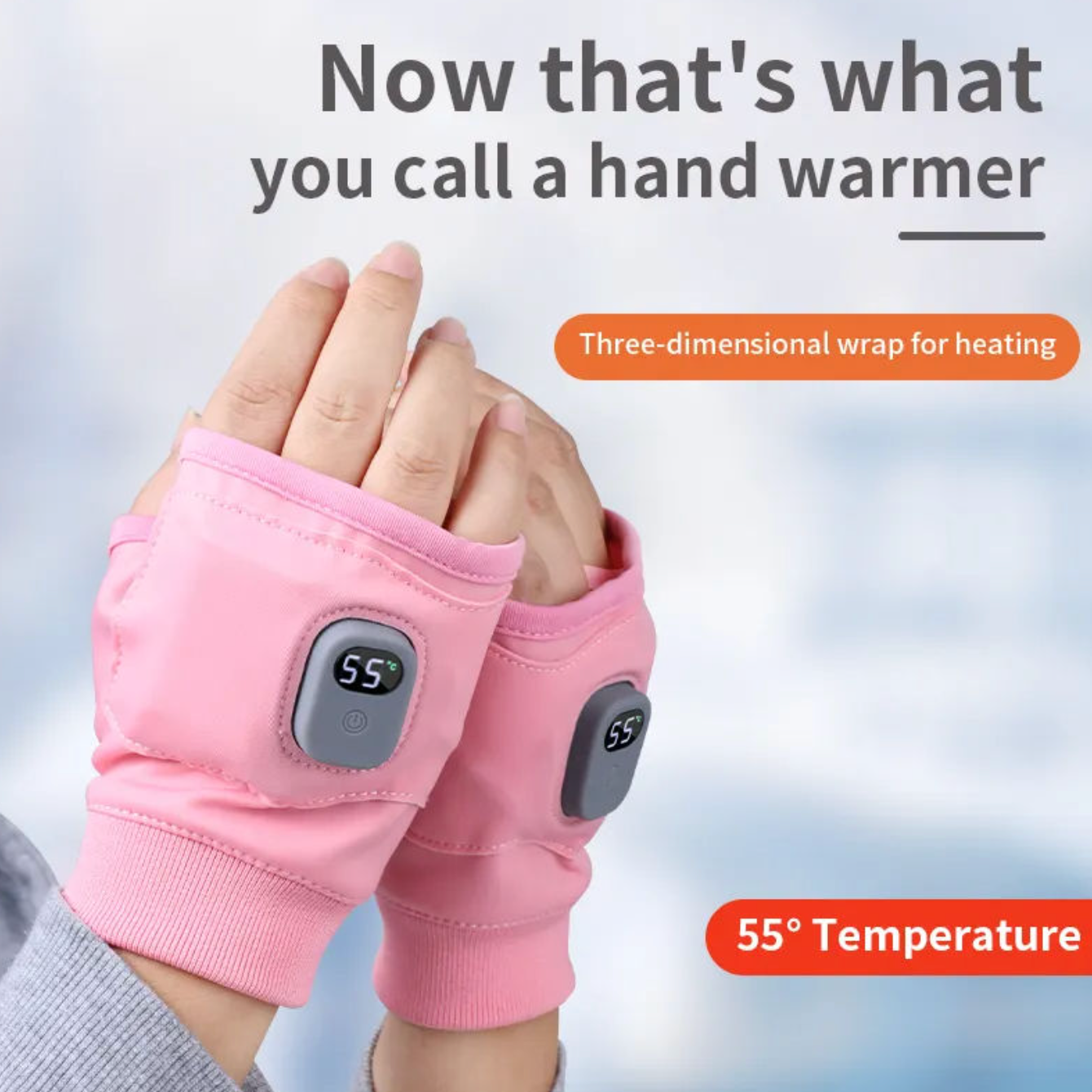 Rechargeable Heated Fingerless Gloves
