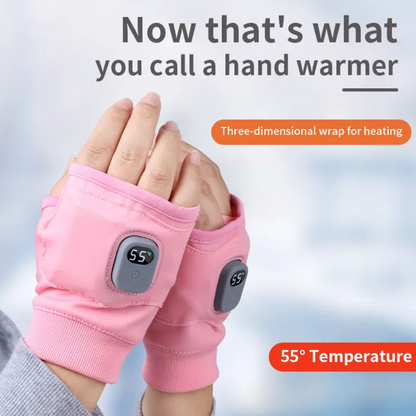 Rechargeable Heated Fingerless Gloves