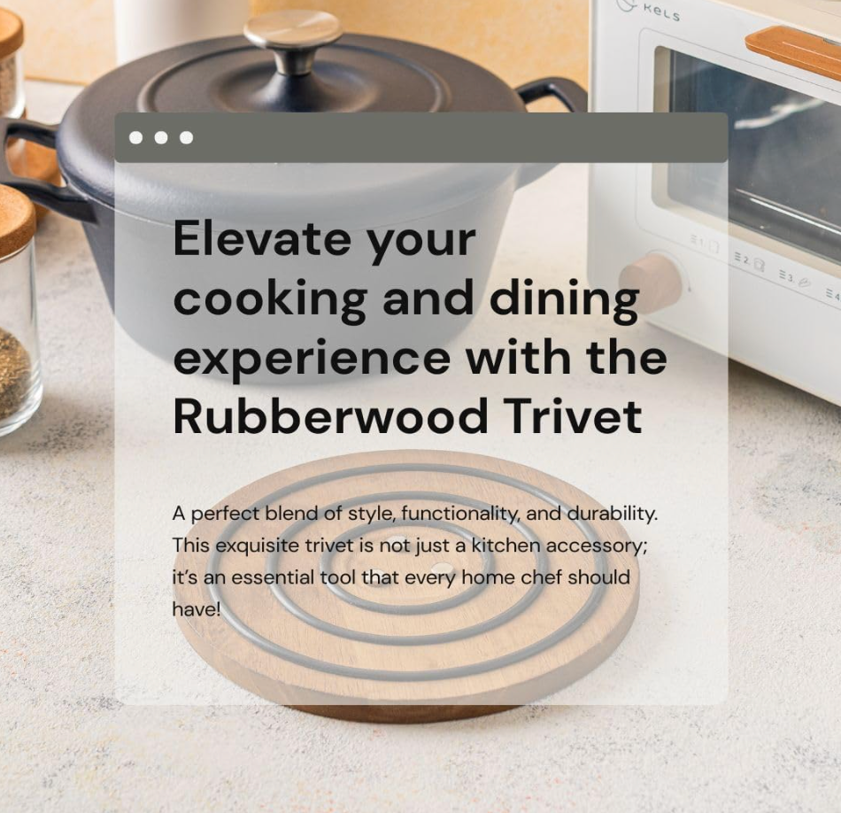 Magnetic Wooden Trivet