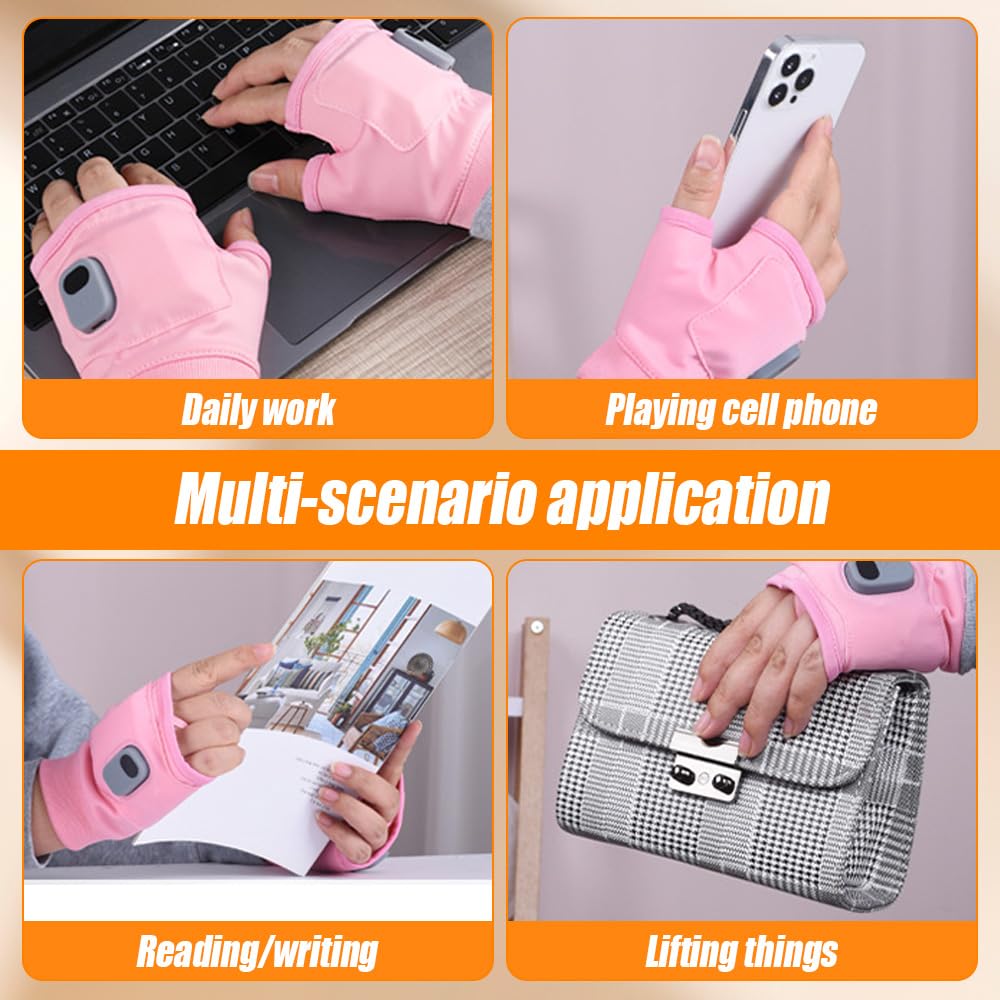 Rechargeable Heated Fingerless Gloves